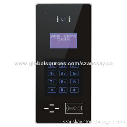 Wired Video Door Phone Intercom, IR Night Vision CCD Camera & Expand ID/IC Access Control Function
